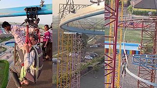 video Išli by ste na túto indickú adrenalínovú atrakciu?