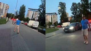 video Poľsko: Muž prenasledoval ukrajinský pár v Krakove
