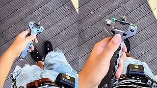 video Poloautomatický prak na oceľové guličky, niečo pre veľkých chlapcov!