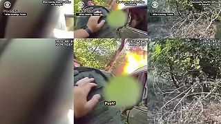 Policajti zachránili vodiča z horiaceho auta v Texase a prepravili ho vrtuľníkom