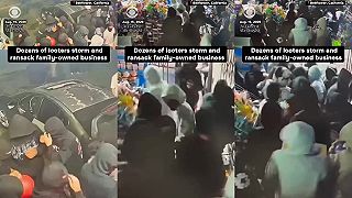 video Desiatky rabovačov vyrabovali rodinnú firmu v Kalifornii