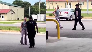 video Zlodejka vzdorovala zatknutiu a tak na ňu použil policajt TASER!
