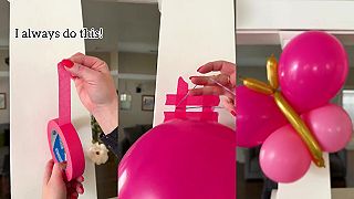 video A ako tých motýľov z balónov nalepím na steny?