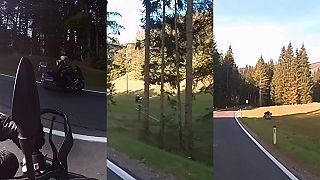 video Jeden z najšťastnejších motorkárov všetkých čias!