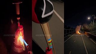 video Podomácky vyrobená extrémne hlučná raketa