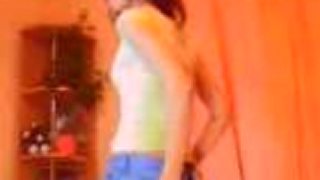 Blue jeans dancing