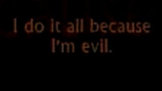 Voltaire - when you're evil