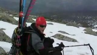 Freeride v Huncovskom žľabe