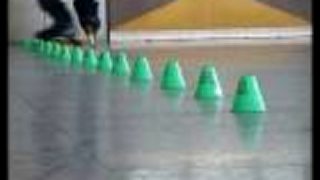 Railway slalom
