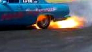 850hp car burnout