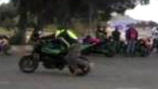 Vystúpenie na motorke