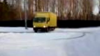 Drift s nákladiakom