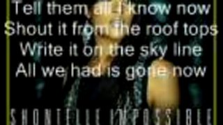Shontelle - Impossible (text)