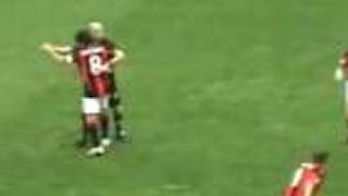 AC Milano vs Bari "predzápasová" rozcvička