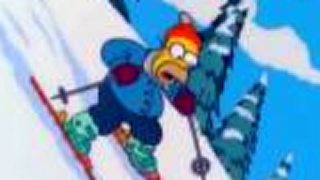 Simpsonovci - Homer lyžuje