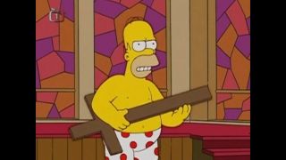 Homer Simpson - Mám tě rád jak svíčkovou lásko :D