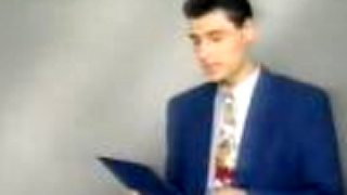 Hlásateľ Ľubomír Bajaník na STV (Júl 1996)