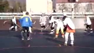 Body check hokejbal