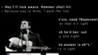 Johnny Cash - I walk the line [reversed / obratene]