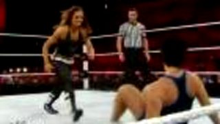 Wwe raw Trish vs Vickie