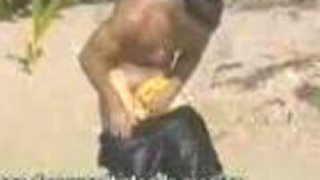 Hot boy on the beach