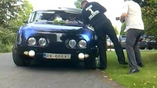 Tatra603 svadobné auto, Bojnice - to pravé prostredie pre kame