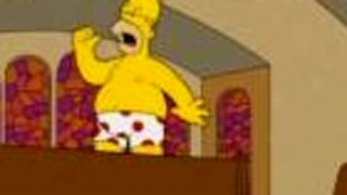 Homer v Kostole