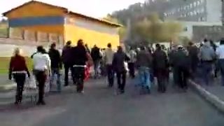 Pochod fanúšíkov baranov na HKM 2.čast