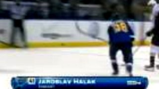 Jaroslav halak sa predviedol proti anaheimu