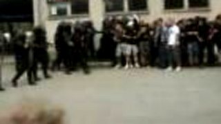 Protest v Šarišských Michaľanoch 2 Krvavý policajný zásah