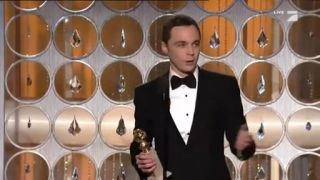 Jim Parsons Golden Globes Awards 2011