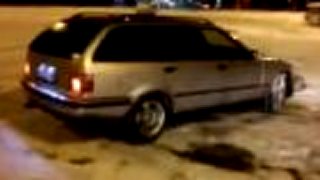 BMW 320iA touring Drift on snow