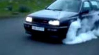 VW VR6 burnout