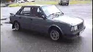 Škoda 120 drifting