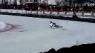 Ice Speedway - Saalfelden Austria Crash