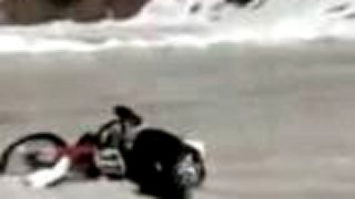 Motorcycle Ice racing WIPEOUTS COLORADO