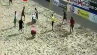 Drsné zranenie pri futbale