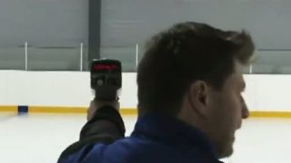 Drsný hokejový tréning