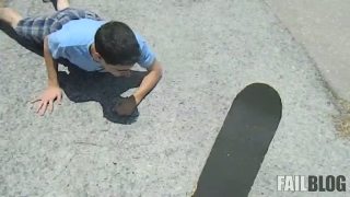Menší skate - fail