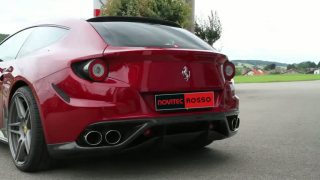 Ferrari FF s výfukom Novitec Rosso