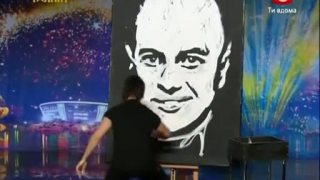 Maľovanie obrazu dole hlavou