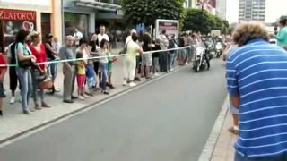 Motozraz 2012 - cesta cez mesto Michalovce