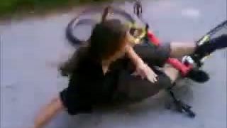 Epic fail na bicykli