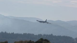 Pristátie B-52 na Sliači