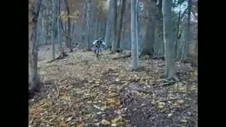 Jeseň s bicyklom.