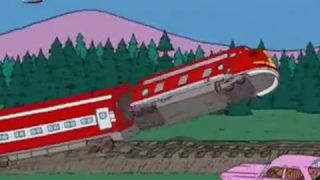 Simpsonovci - vlak