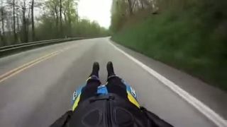 Pád v rýchlosti 110 km/hod