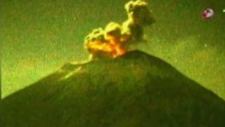 Do sopky Popocatépetl vletelo UFO