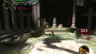 God of War 3 Kratos Vs meduza
