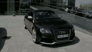 RS Quattro rollout Ingolstadt trailer